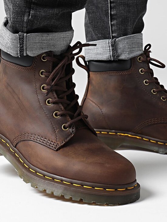 Dr. Martens 939 Ben Boots Unisex Lace Up Leather Dark Brown Men\'s 7 Women\'s 8 main image 8